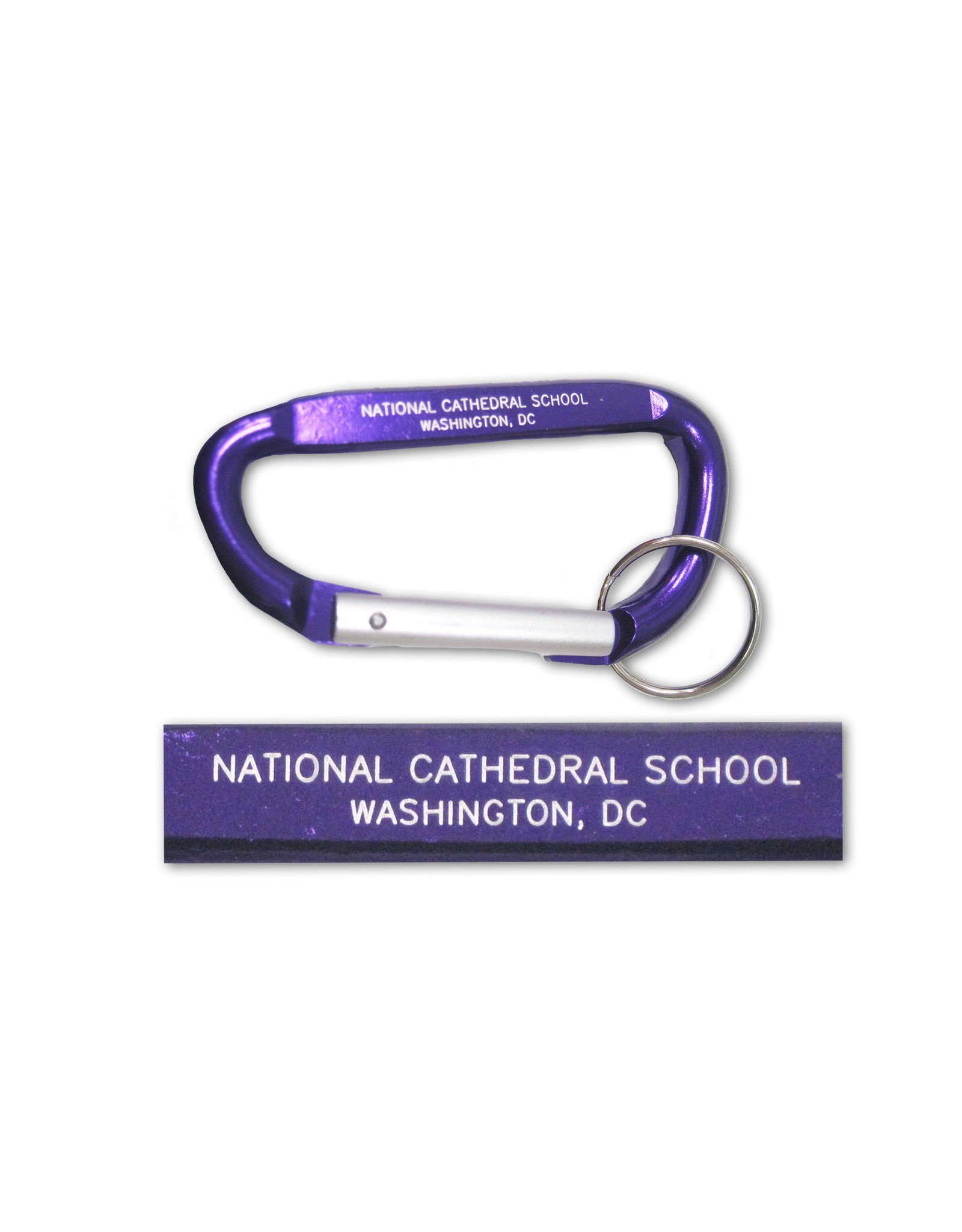 KEYCHAIN-NCS-PURPLE CARABINER