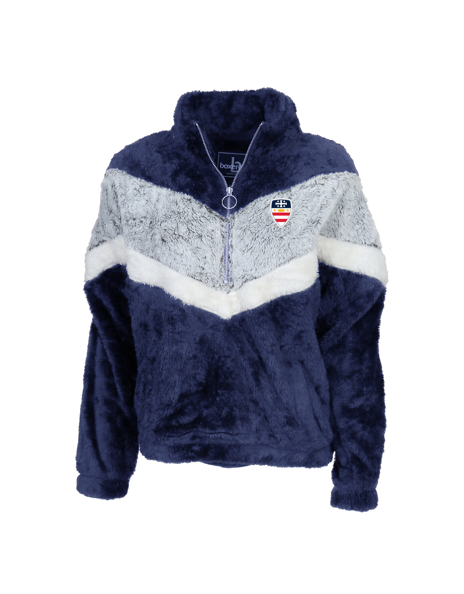 1/4 ZIP YOUTH CHEVRON