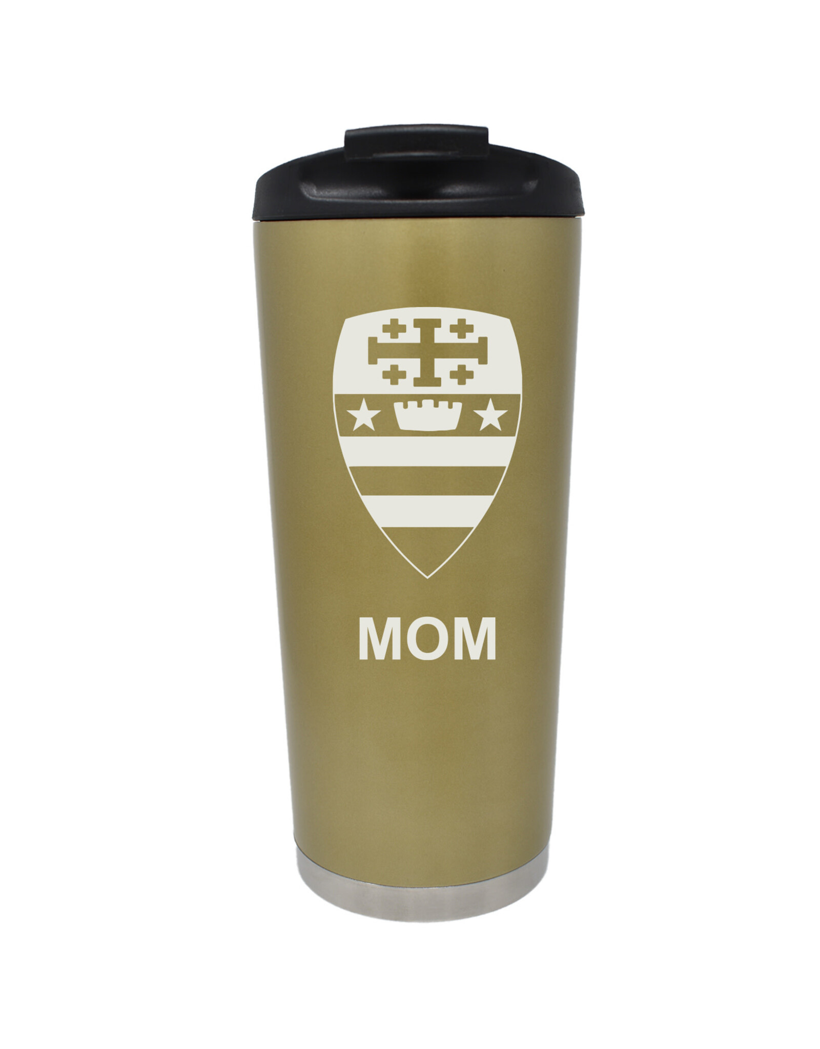 TRAVEL MUG GOLD - MOM