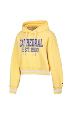 SWEATSHIRT CROP HOOD WOMEN