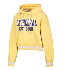 SWEATSHIRT CROP HOOD WOMEN