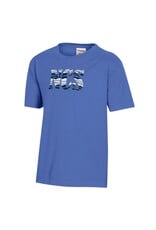 TEE SHIRT YTH SS BLUE NCS