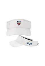 VISOR WHITE CREST