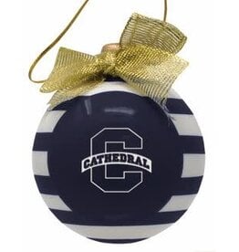 ORNAMENT CERAMIC NAVY BIG C