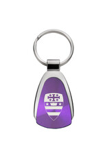 KEY TAG TEAR DROP PURPLE