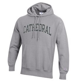 SWEATSHIRT RW HOOD OXFORD GREY