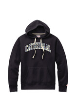 STADIUM HOOD NAVY WITH PLAID