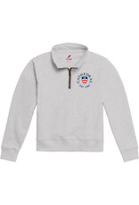 YOUTH 1/4 ZIP - BLUE/RED SHIELD