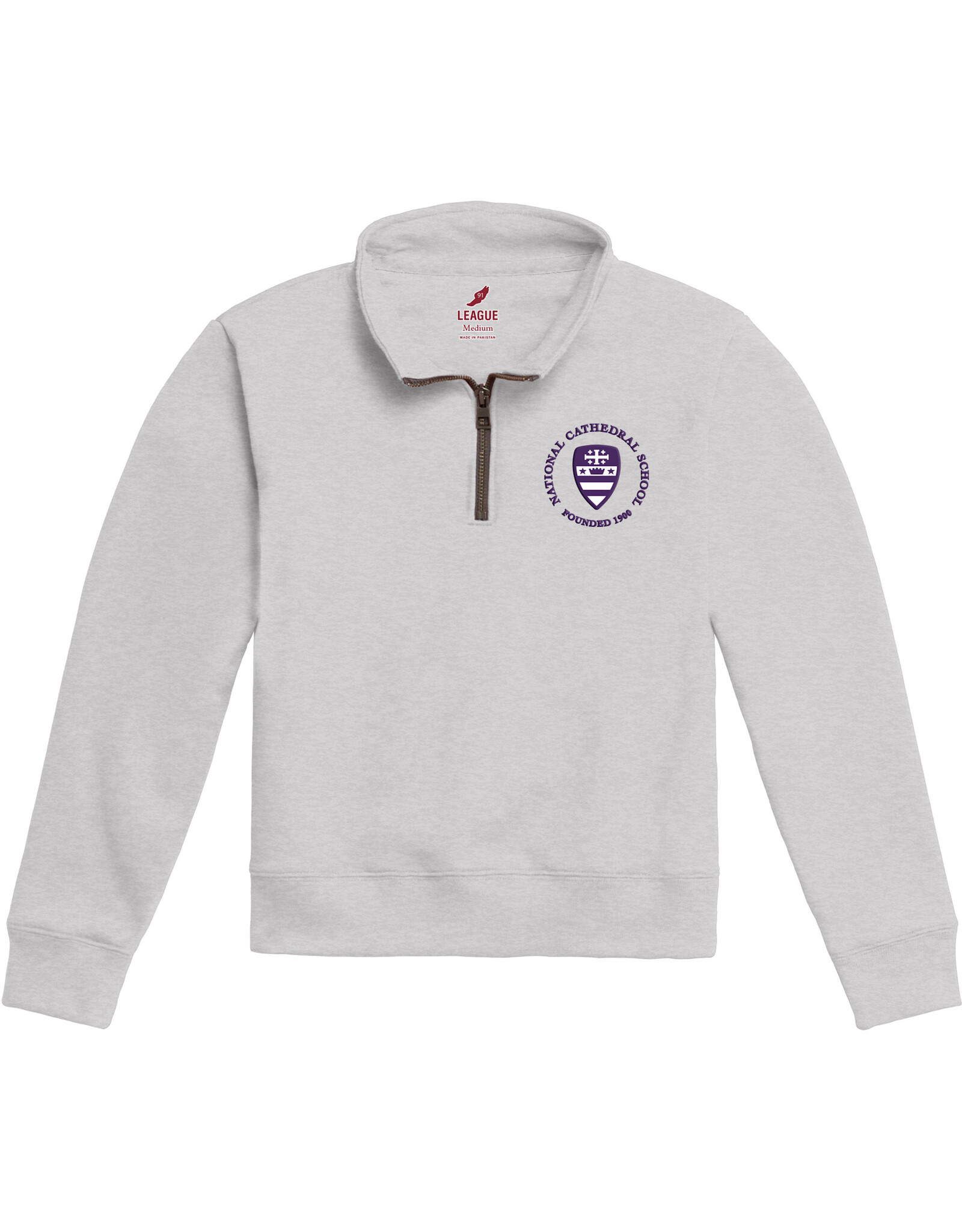 YOUTH 1/4 ZIP - PURPLE SHIELD