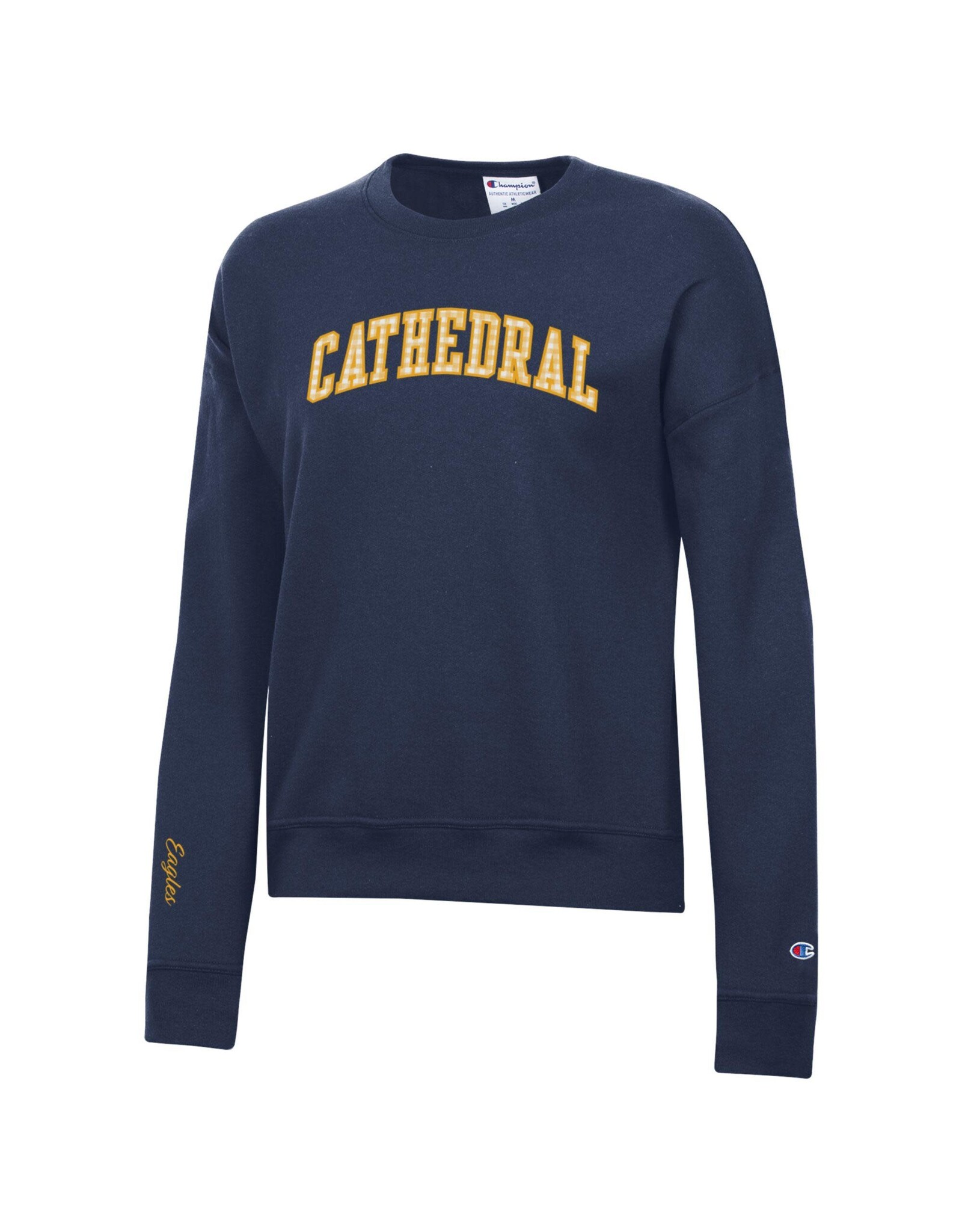 WOMEN'S CATH-EAGLES FLEECE CREW