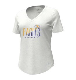 UA WOMEN'S BREEZY VNECK TEE