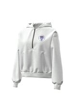 UA WOMENS 1/2 ZIP HOOD