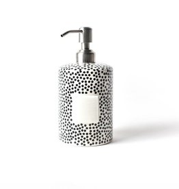 Happy Everything Black Small Dot Soap Pump
