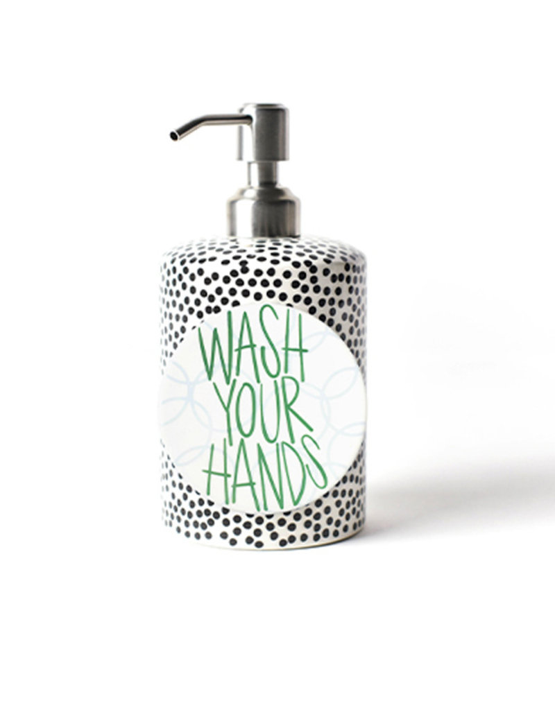 Happy Everything Black Small Dot Soap Pump