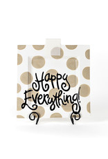 Happy Everything Neutral Dot Big Square Platter