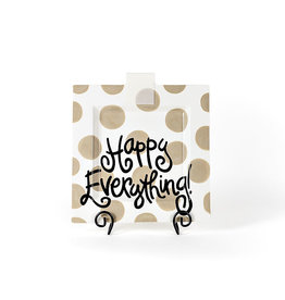 Happy Everything Neutral Dot Big Square Platter