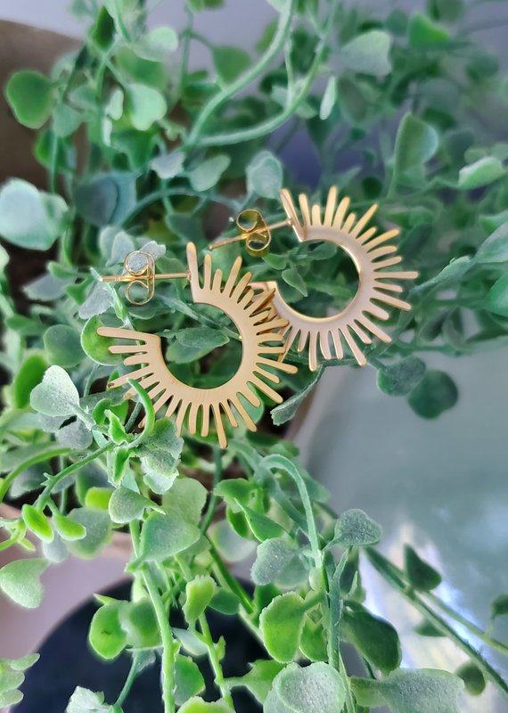 LDayDesigns Sunburst Hoops