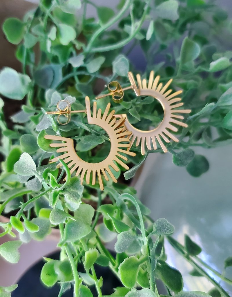 LDayDesigns Sunburst Hoops