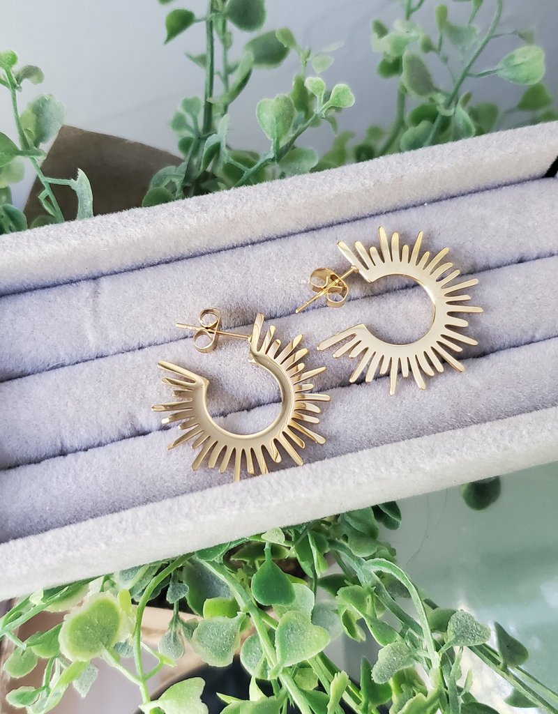 LDayDesigns Sunburst Hoops