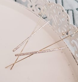 LDayDesigns Cross Bar Ear Pin