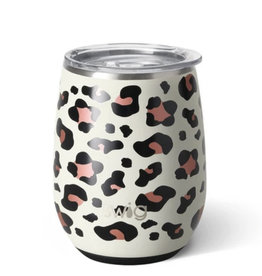 Luxy Leopard Stemless Wine