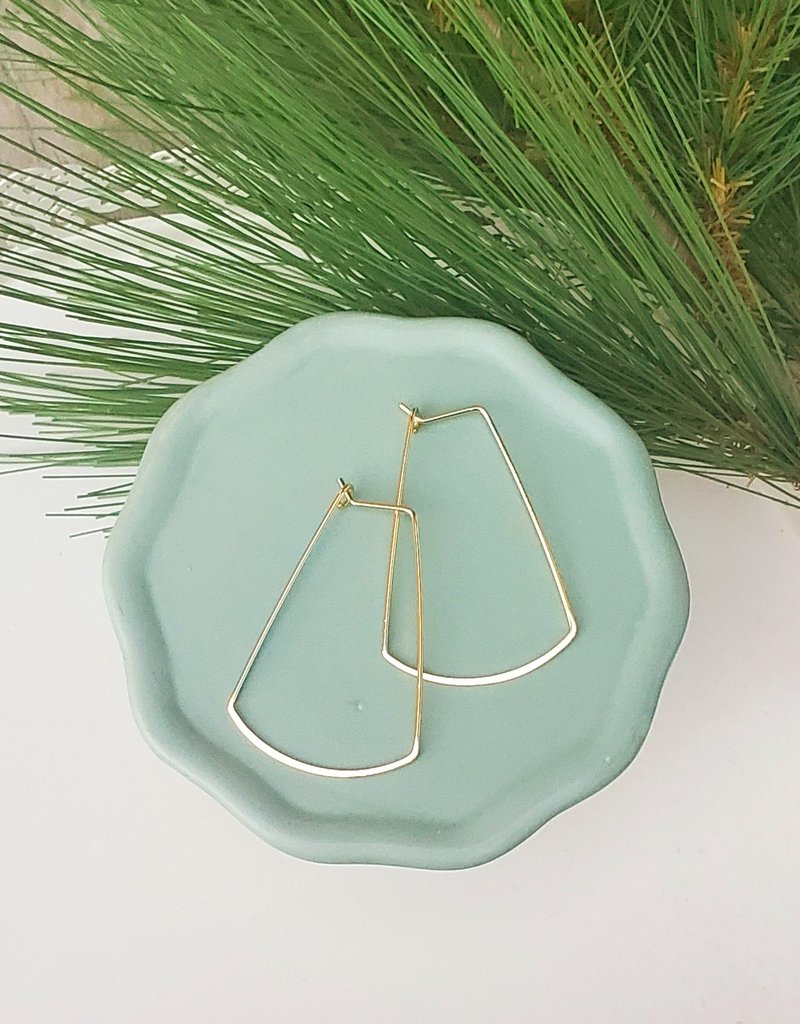 LDayDesigns Minimalist Geometric Hoop