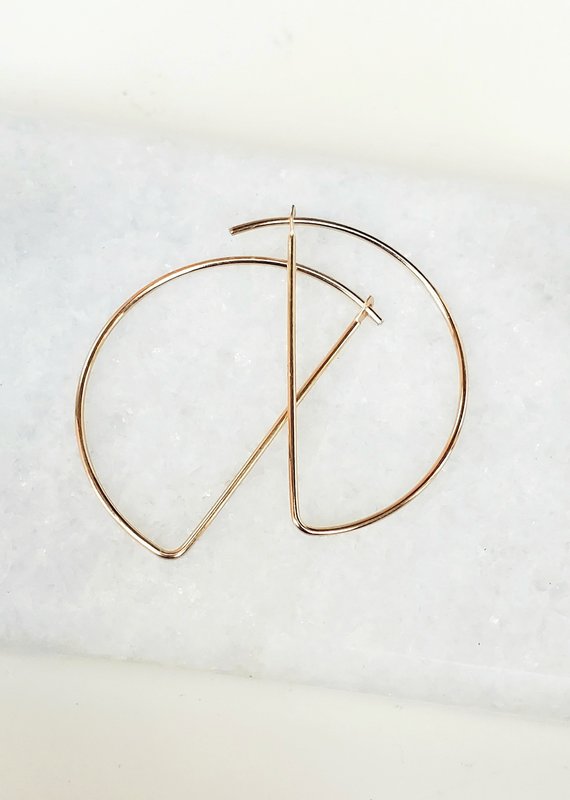 LDayDesigns Minimalist Half Circle Hoop
