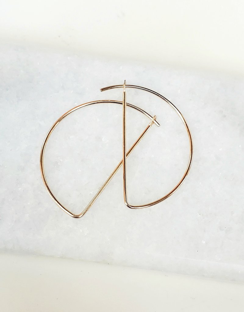 LDayDesigns Minimalist Half Circle Hoop