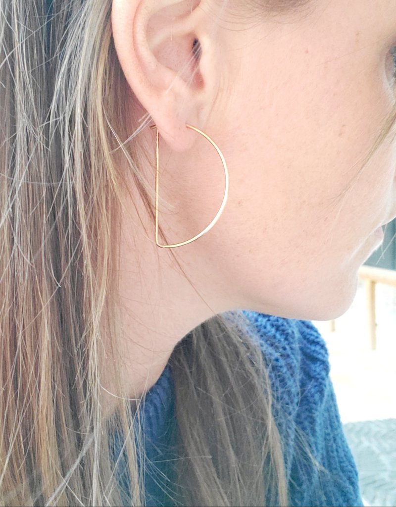 LDayDesigns Minimalist Half Circle Hoop