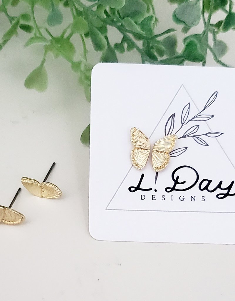 LDayDesigns Butterfly Wings Stud Earrings