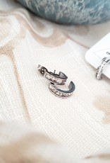 LDayDesigns Square Cut  Hoop/ Stainless Steel