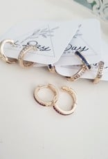 LDayDesigns Sapphire Crystal Hoop