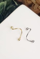 LDayDesigns Sterling Silver/18kgp Ear Twist