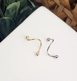 LDayDesigns Sterling Silver/18kgp Ear Twist