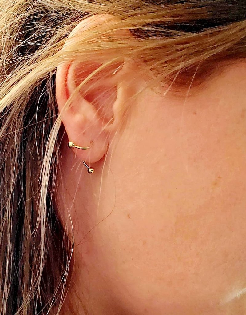 LDayDesigns Sterling Silver/18kgp Ear Twist