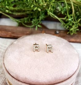 LDayDesigns Twinkle Initial Studs