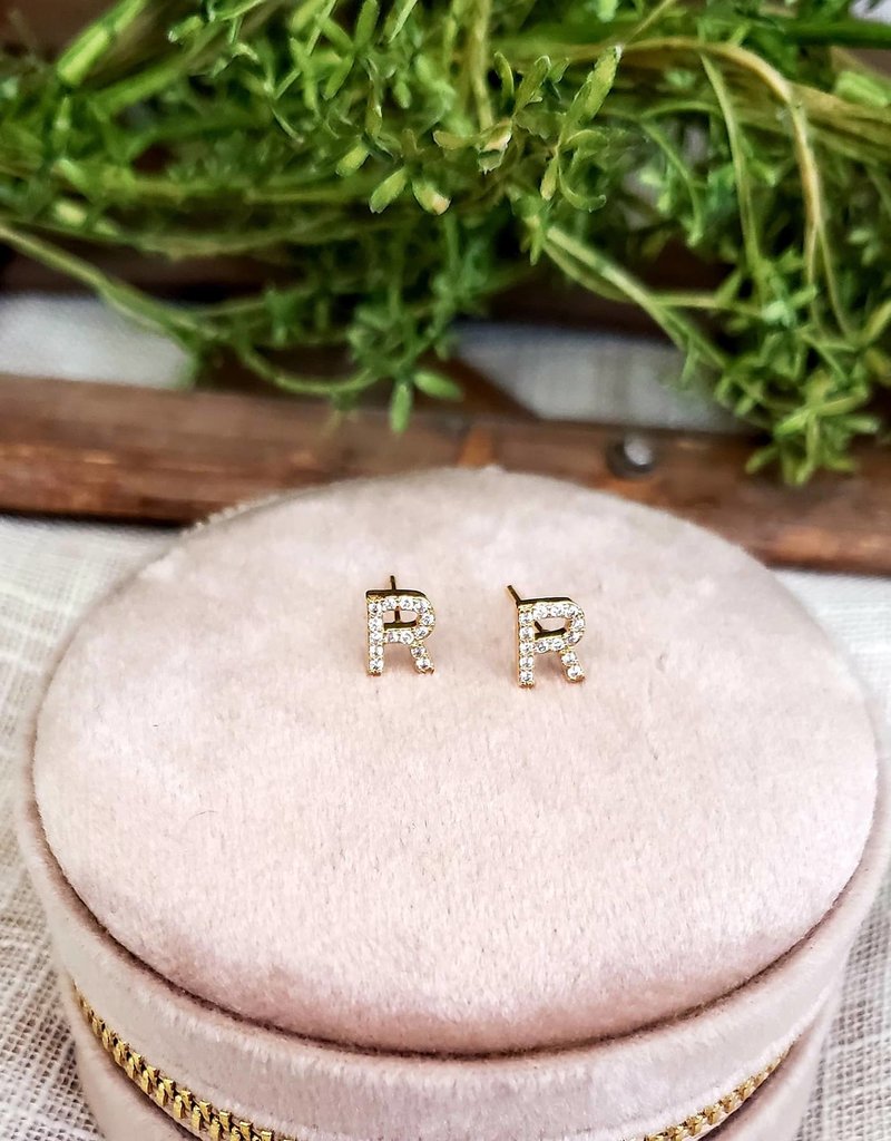 LDayDesigns Twinkle Initial Studs