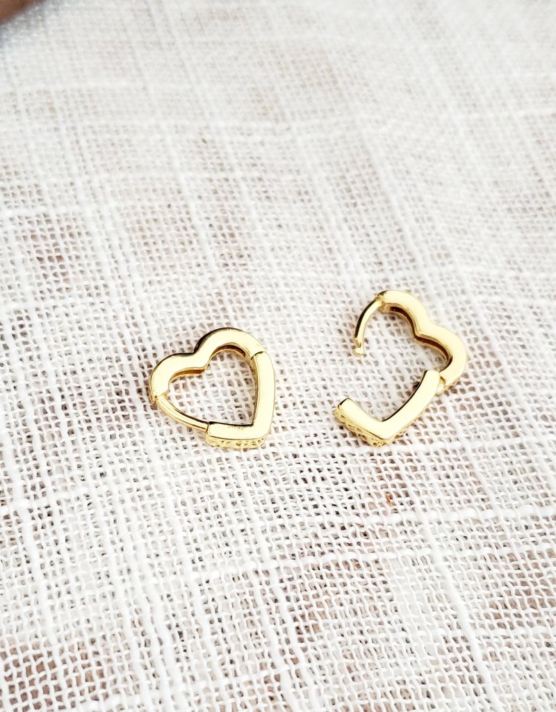 LDayDesigns Heart Latch Earrings