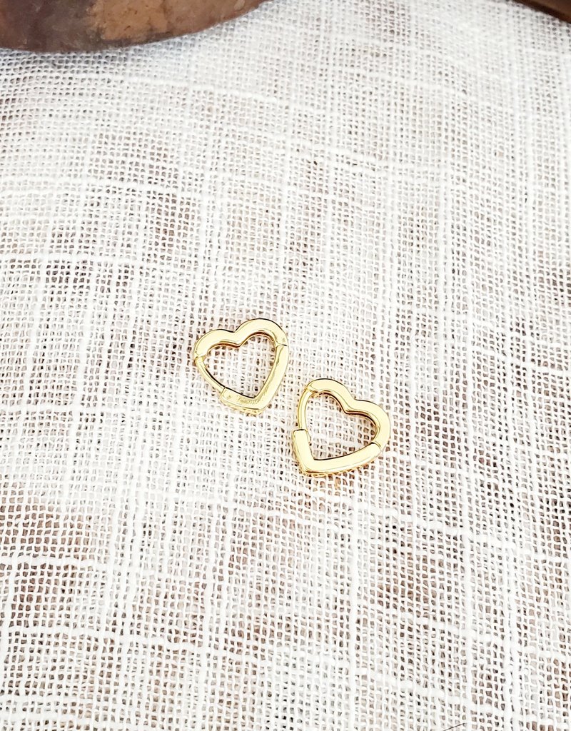 LDayDesigns Heart Latch Earrings