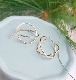 LDayDesigns Criss Cross Hoop