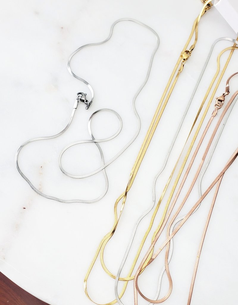 LDayDesigns Herringbone Snake -Stainless