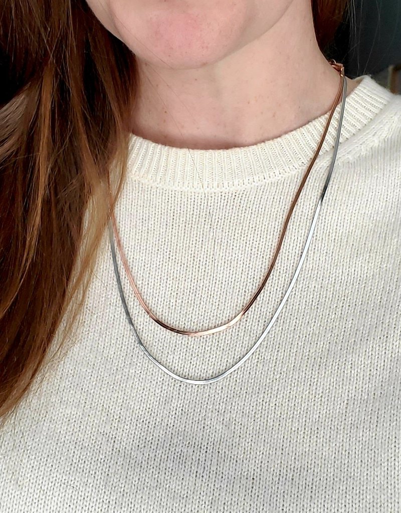 LDayDesigns Herringbone Snake -Stainless