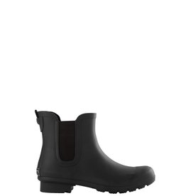 Roma Chelsea Black Rain Boots
