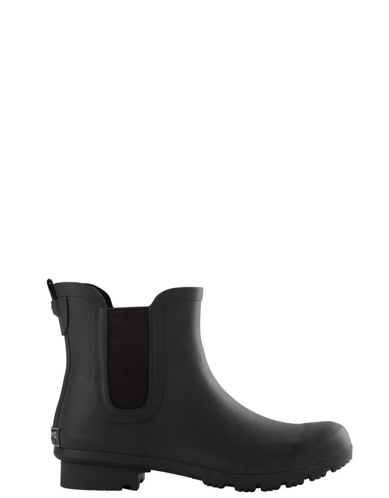 Roma Chelsea Black Rain Boots