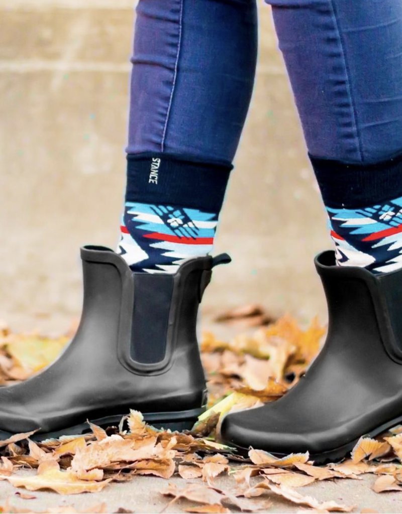 Roma Chelsea Black Rain Boots