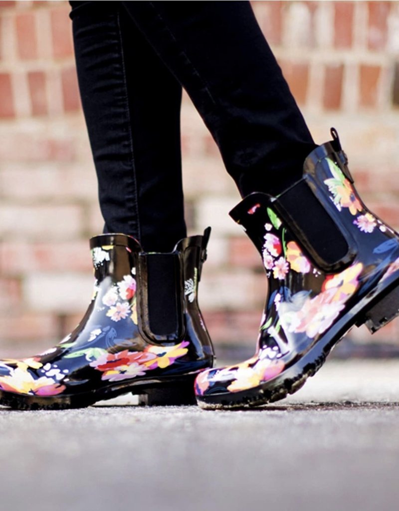 Roma Chelsea Floral Rain Boots