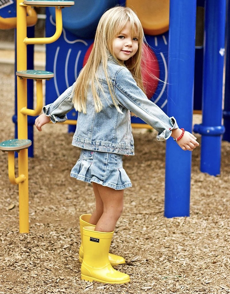 Roma Abel Yellow Rain Boots (Kids)