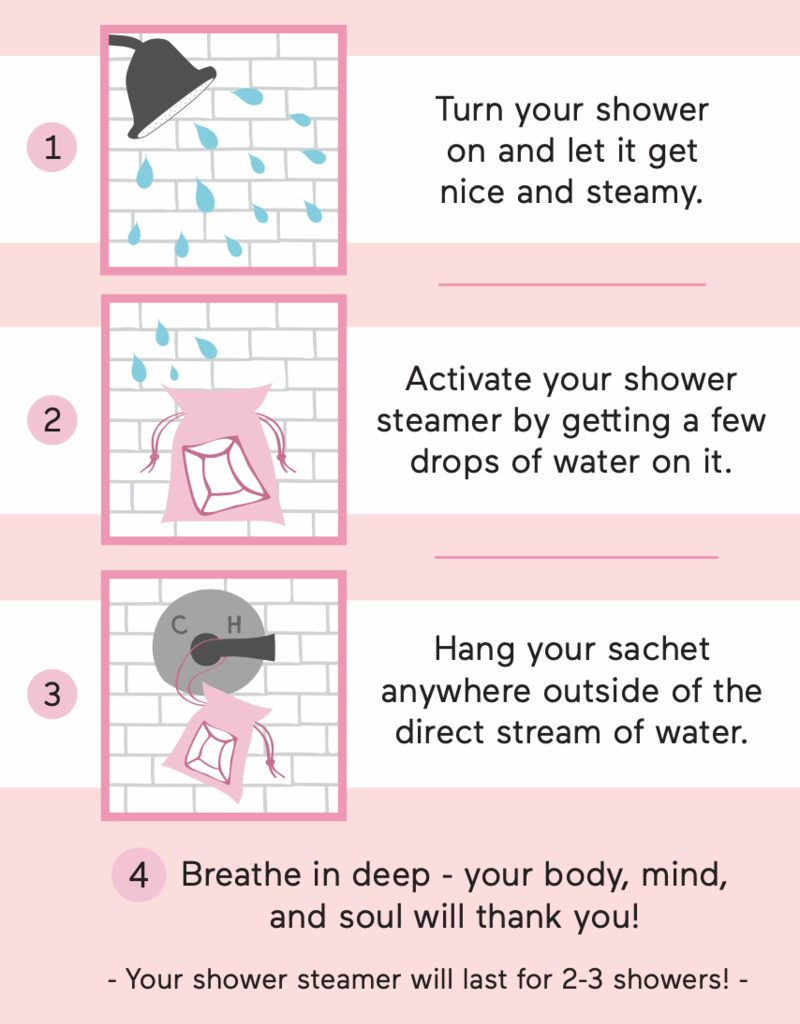 Cait + Co. Shower Steamer - Peppermint + Rosemary + Lemon