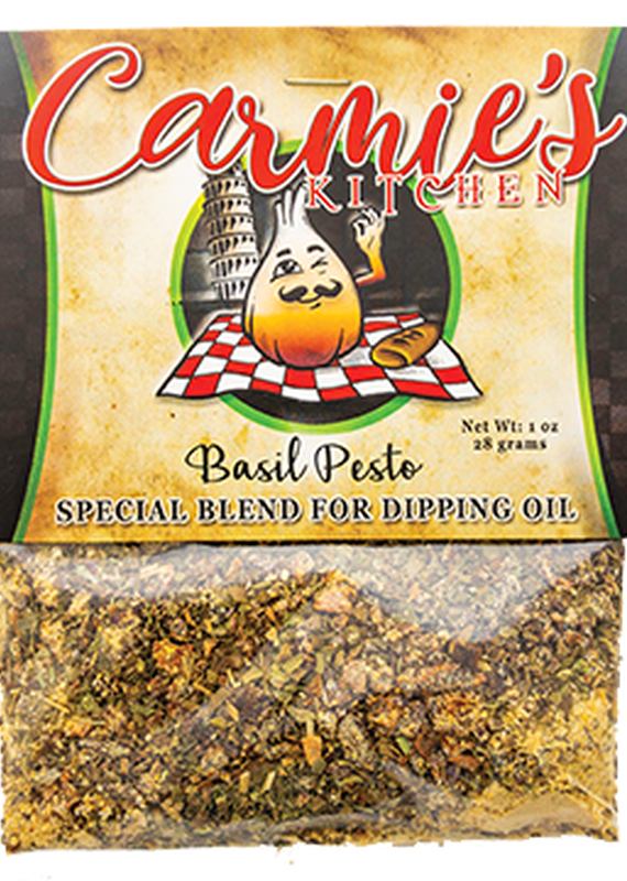 Carmie’s Kitchen Basil Pesto Dipping Oil