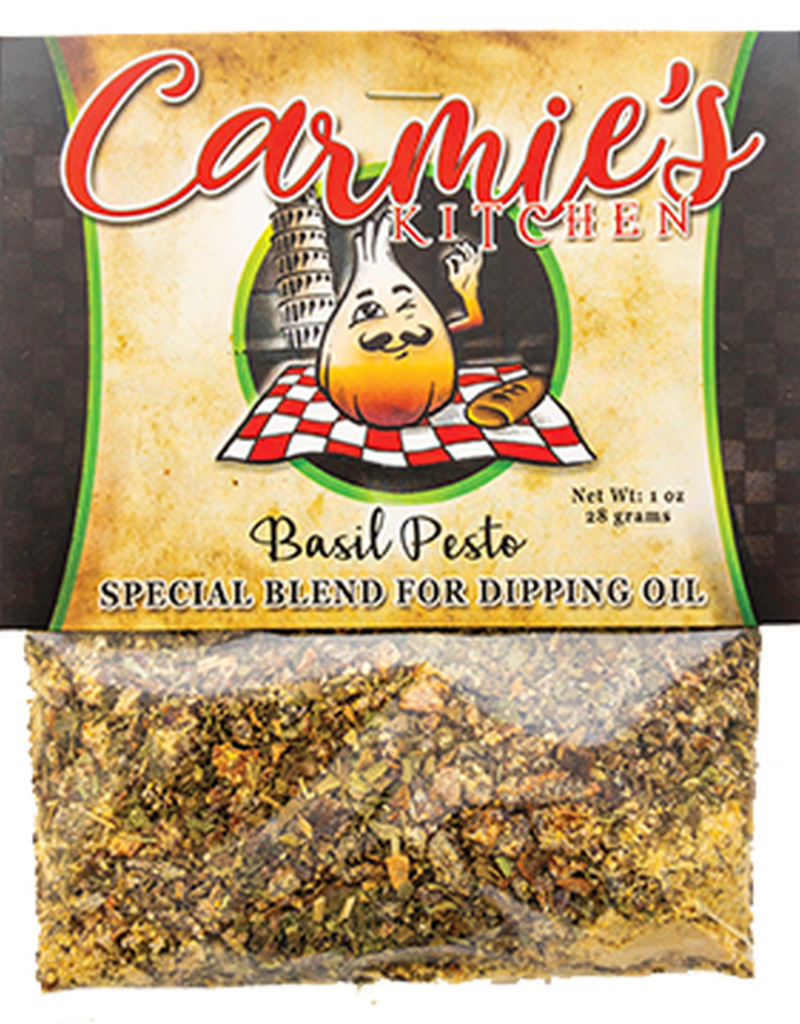 Carmie’s Kitchen Basil Pesto Dipping Oil